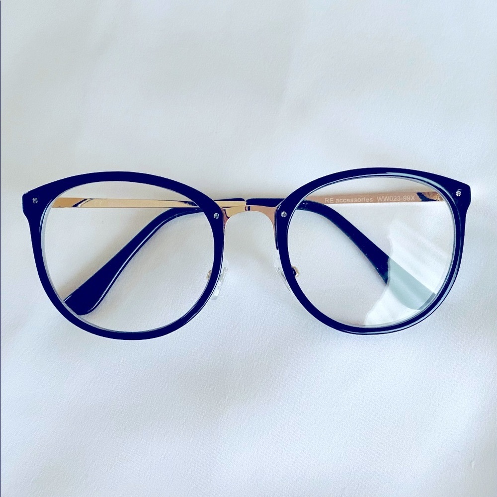 ⚡️SALE⚡️ Black frames clear lens eyeglasses